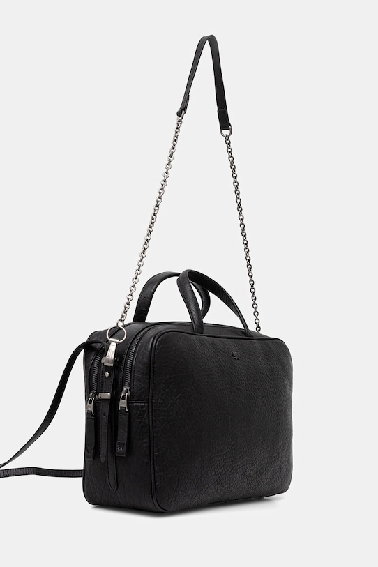 Weekend Max Mara poșetă de piele PALOS 2525516085600 negru AW25