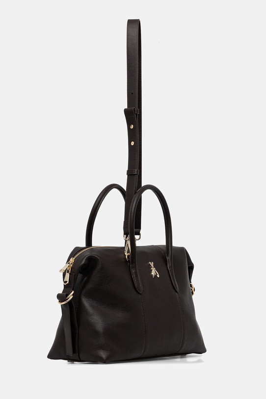 Patrizia Pepe geantă de piele 2B0145.L162 maro AW25