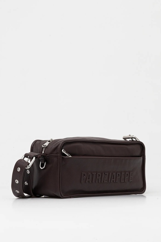 Кожаная сумочка Patrizia Pepe 2B0148.L113 коричневый AW25