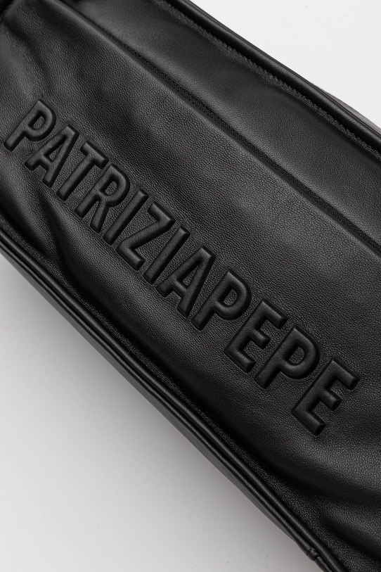 Kožená kabelka Patrizia Pepe čierna 2B0148.L113