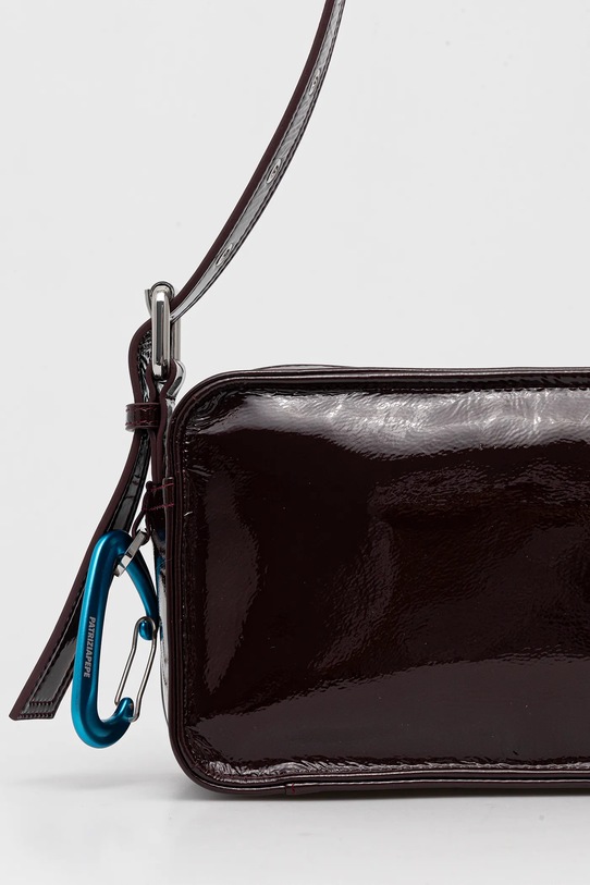 Accesorii Patrizia Pepe poșetă de piele 2B0148.L170 burgundia