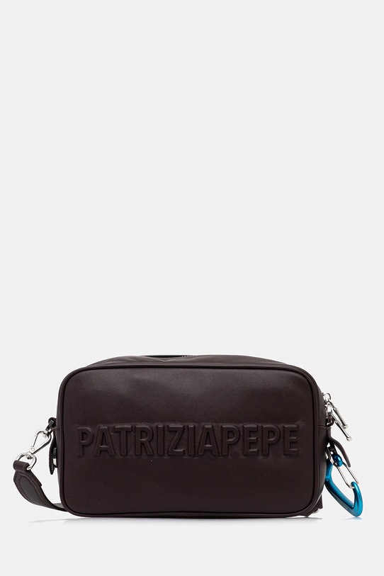 Кожаная сумочка Patrizia Pepe кожа коричневый 8B0254.L113