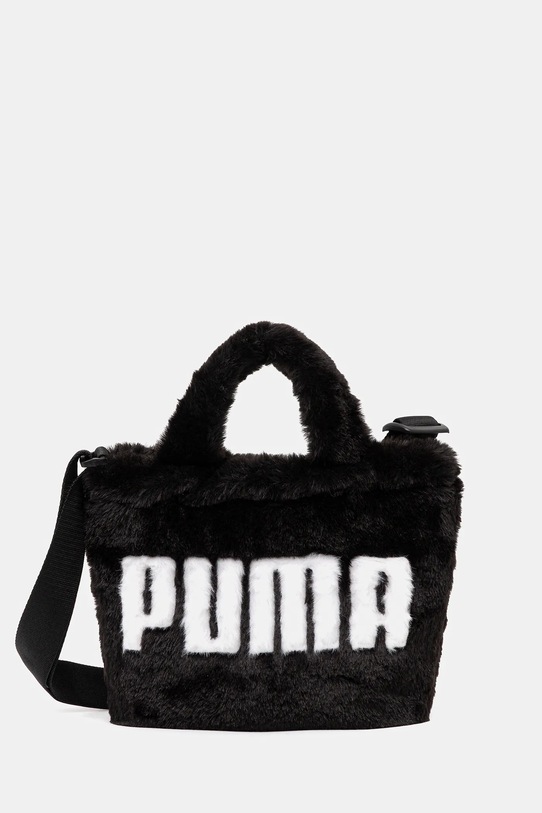 Чанта Puma Up Faux Fur Mini текстилен черен 91713