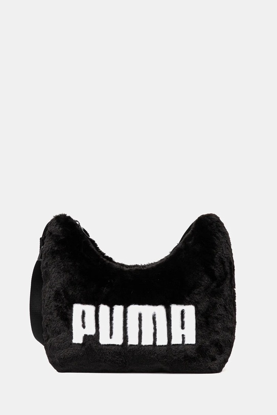 Puma kézitáska Up Faux Fur textil fekete 91869