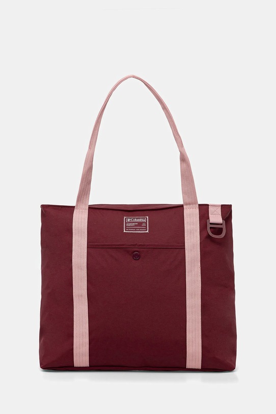 Kabelka Columbia hladký burgundské 2140771
