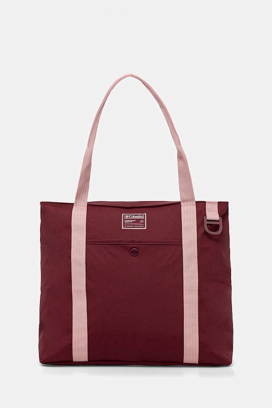Kabelka Columbia hladký burgundské 2140771