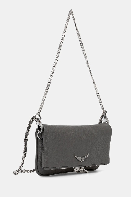 ZADIG&VOLTAIRE torebka skórzana LWBA03975 szary AW25