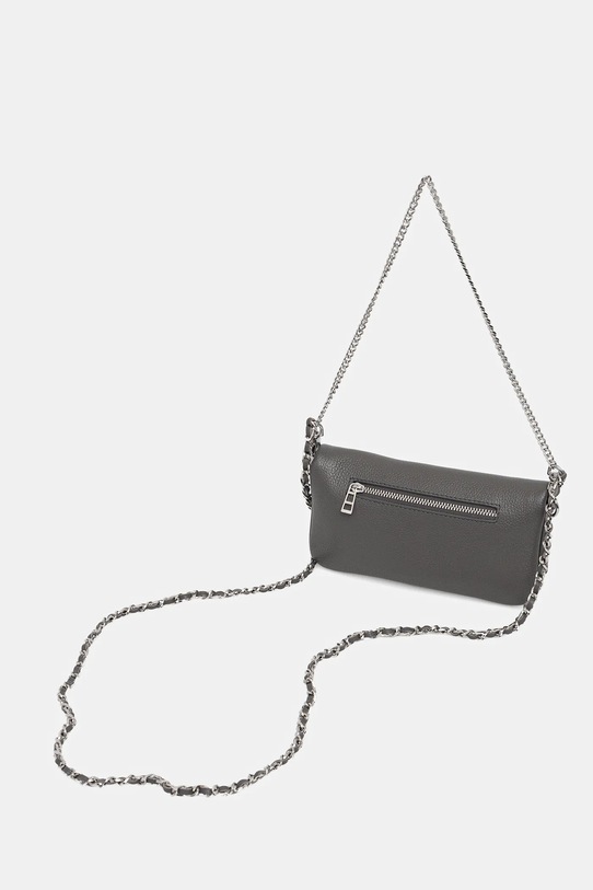 Accesorii ZADIG&VOLTAIRE poșetă de piele LWBA03975 gri