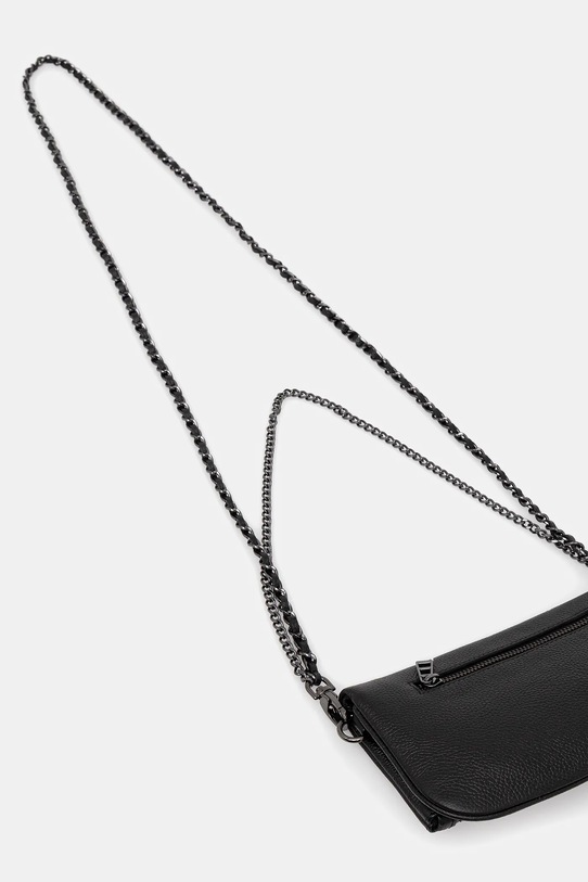 Accesorii ZADIG&VOLTAIRE poșetă de piele LWBA04040 negru