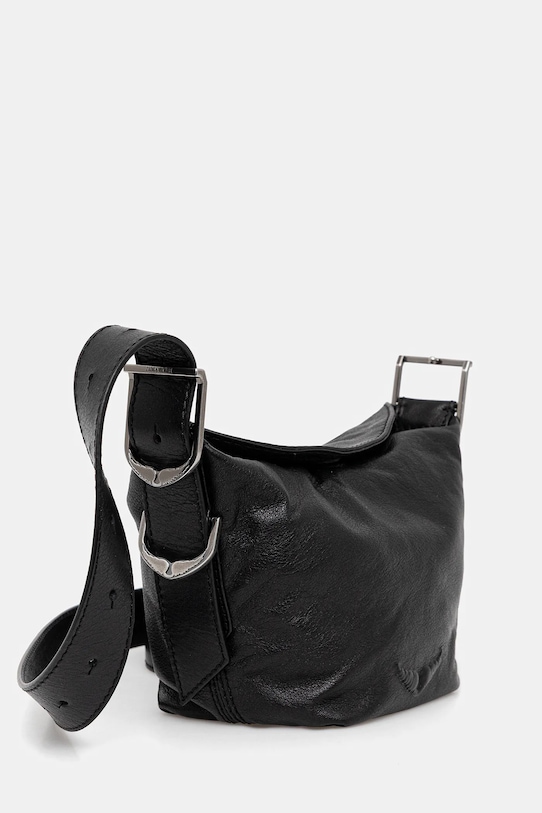 Шкіряна сумочка ZADIG&VOLTAIRE LWBA03854 чорний AW25