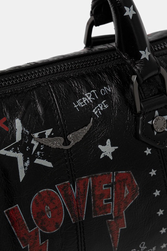 ZADIG&VOLTAIRE torebka skórzana czarny LWBA04146