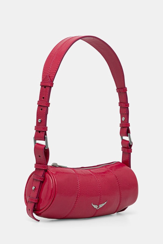 Zadig&Voltaire μικρή τσάντα γυναικεία από δέρμα LE ROUDOUDOU VINTAGE PATENT LWBA04133 ροζ SS26