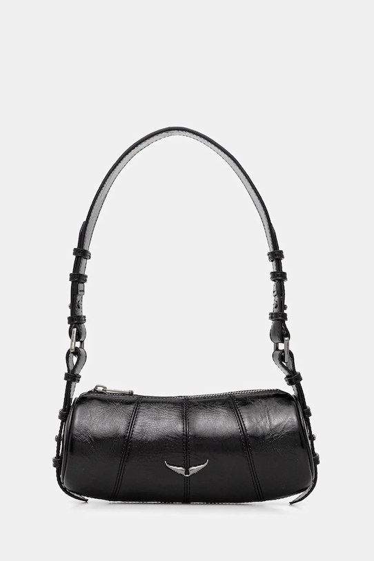 ZADIG&VOLTAIRE torebka skórzana skóra licowa czarny LWBA04133
