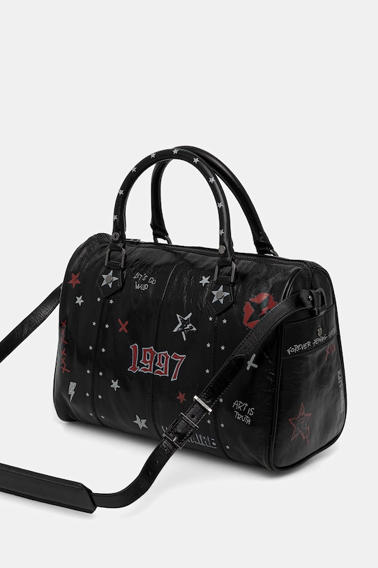 Akcesoria ZADIG&VOLTAIRE torebka skórzana LWBA04145 czarny