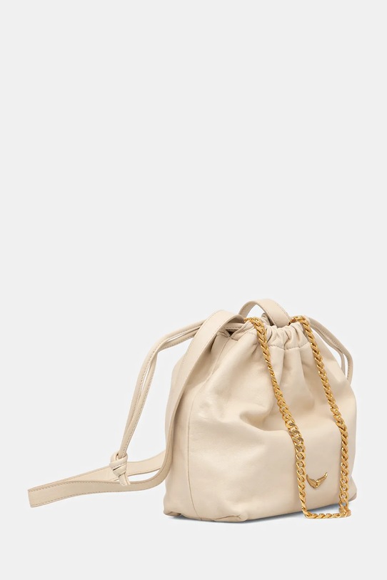 ZADIG&VOLTAIRE torebka skórzana LWBA04016 beżowy AW25