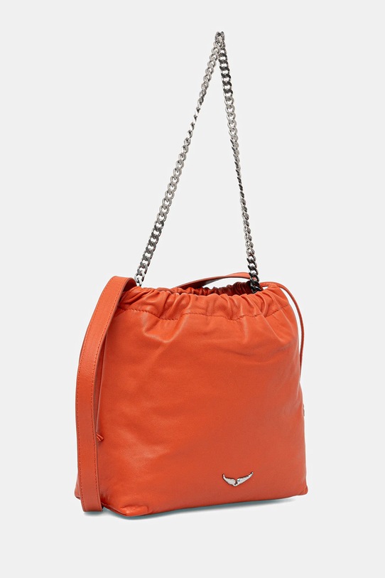 ZADIG&VOLTAIRE poșetă de piele LWBA04016 portocaliu AW25