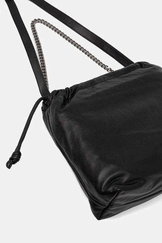 Accesorii ZADIG&VOLTAIRE poșetă de piele LWBA04016 negru