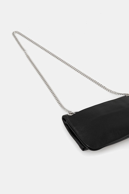 Accesorii ZADIG&VOLTAIRE poșetă de piele LWBA04124 negru