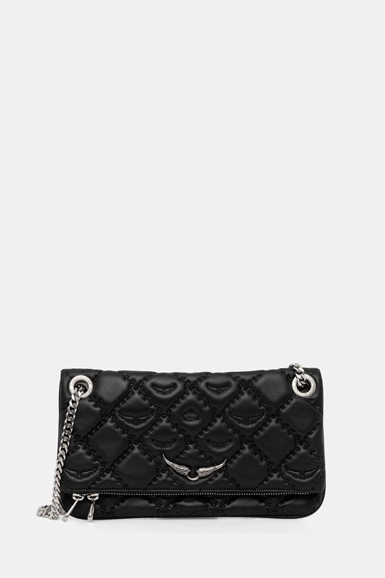 Кожаная сумочка ZADIG&VOLTAIRE мелкий узор чёрный LWBA04053