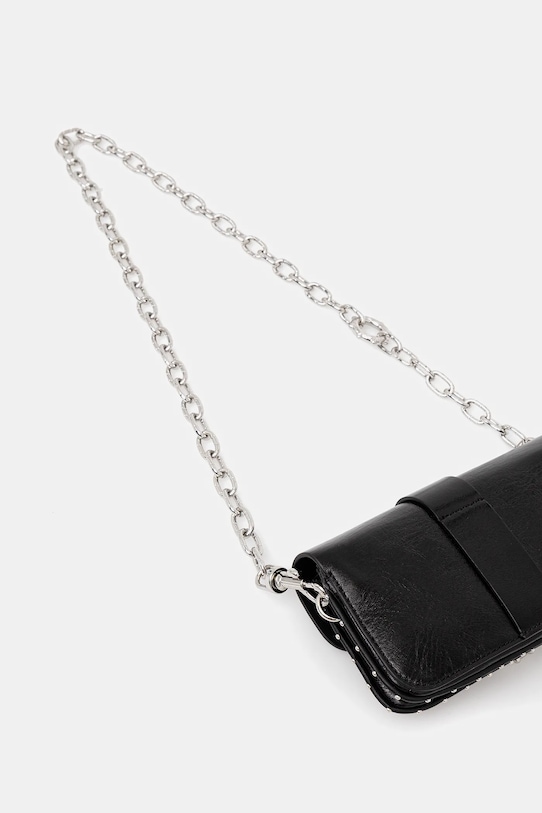 Accesorii ZADIG&VOLTAIRE poșetă de piele LWBA03910 negru