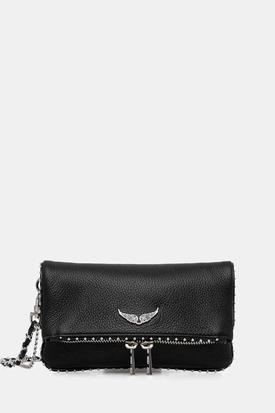 ZADIG&VOLTAIRE torebka skórzana skóra licowa czarny LWBA03977