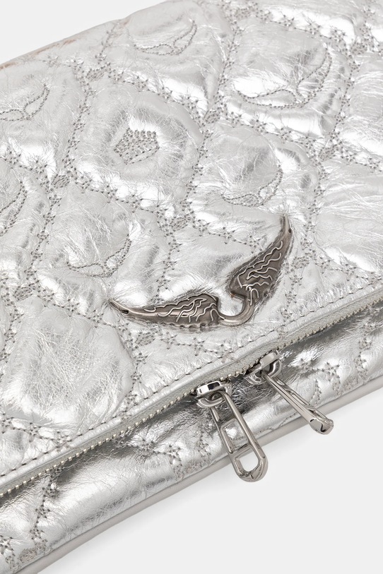 ZADIG&VOLTAIRE torebka skórzana srebrny LWBA04078