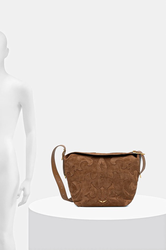 Замшевая сумочка ZADIG&VOLTAIRE LWBA03924