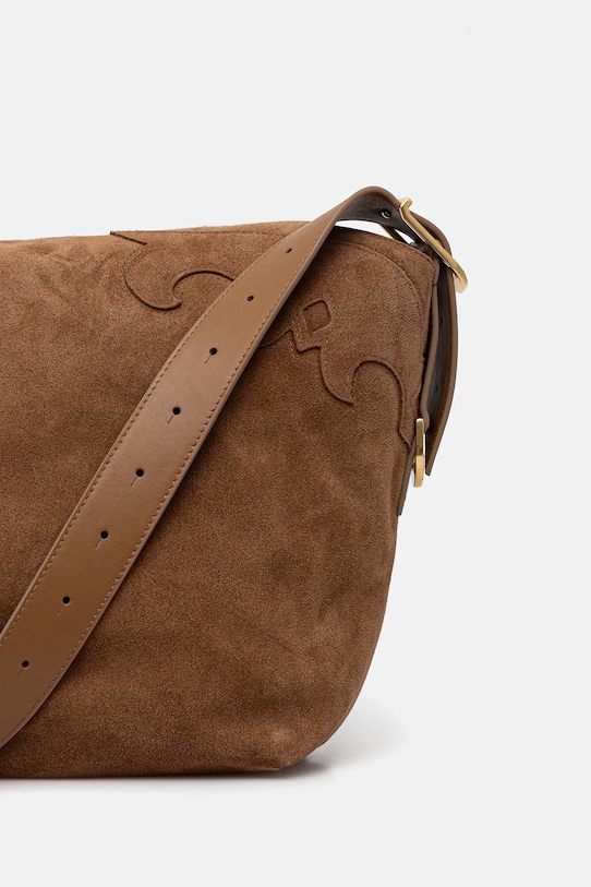 Akcesoria ZADIG&VOLTAIRE torebka zamszowa LWBA03924 brązowy