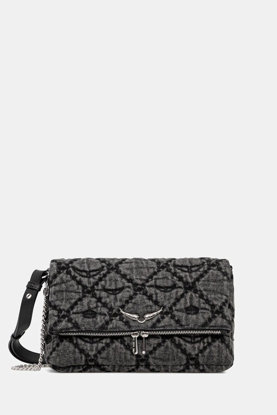 ZADIG&VOLTAIRE torebka bawełniana tekstylny czarny LWBA04065