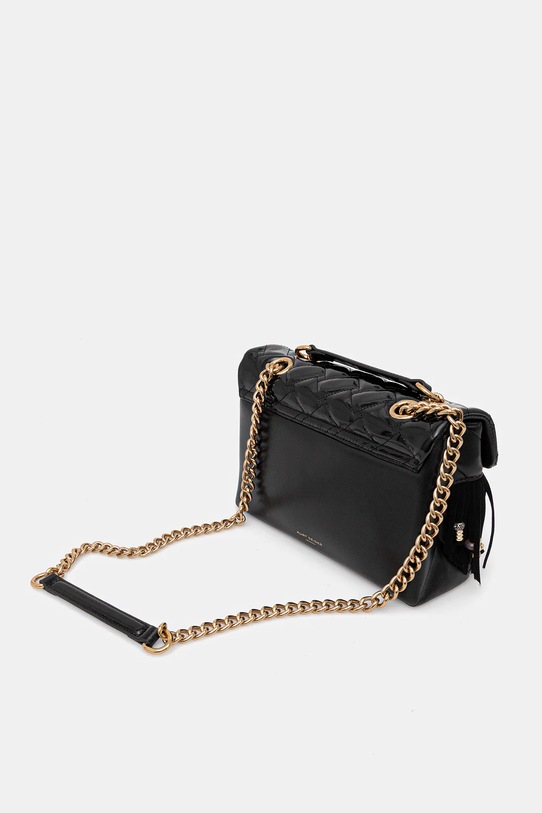 Accesorii Kurt Geiger London geantă de piele KENSINGTON 4701100129 negru