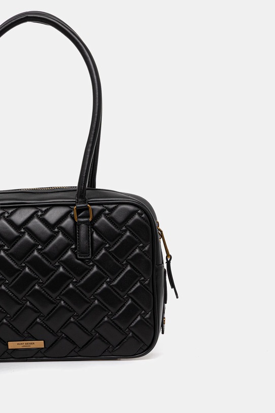 Akcesoria Kurt Geiger London torebka skórzana KENSINGTON 4702000109 czarny