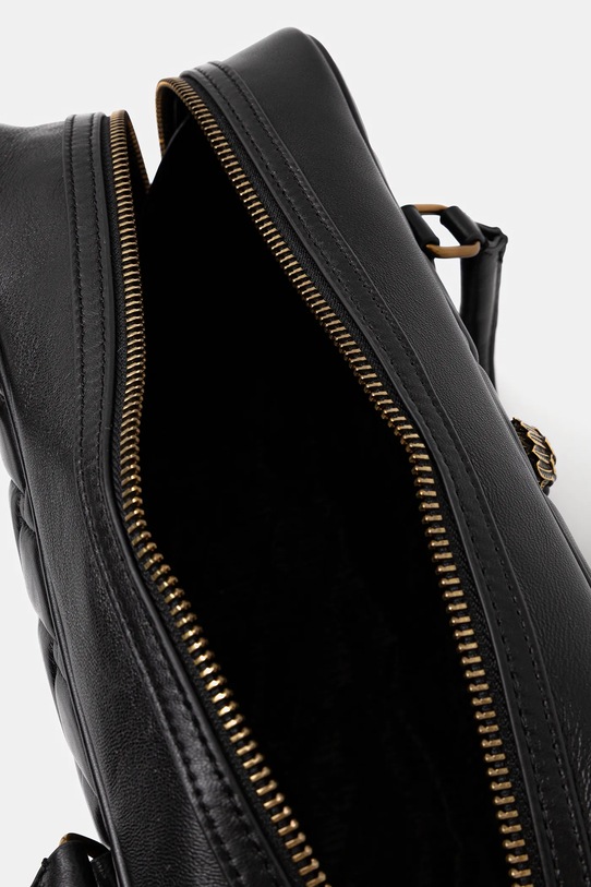 Kurt Geiger London torebka skórzana KENSINGTON 4702000109 czarny