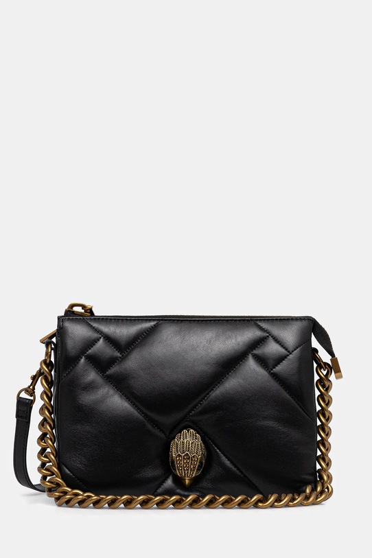 Kurt Geiger London torebka skórzana KENSINGTON skóra licowa czarny 3571900109