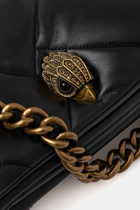 Kurt Geiger London torebka skórzana KENSINGTON czarny 3571900109