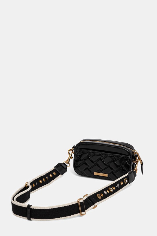 Akcesoria Kurt Geiger London torebka skórzana KENSINGTON 9078900319 czarny