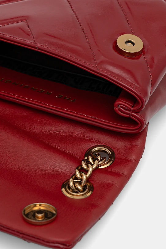 Kurt Geiger London torebka skórzana KENSINGTON 846350319 bordowy