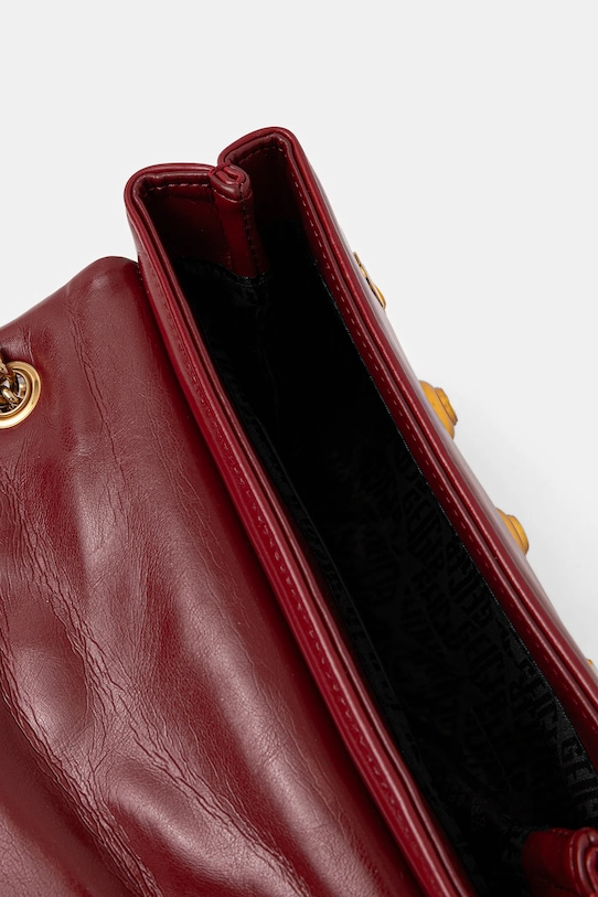 Kurt Geiger London torebka skórzana KENSINGTON 4700250319 bordowy