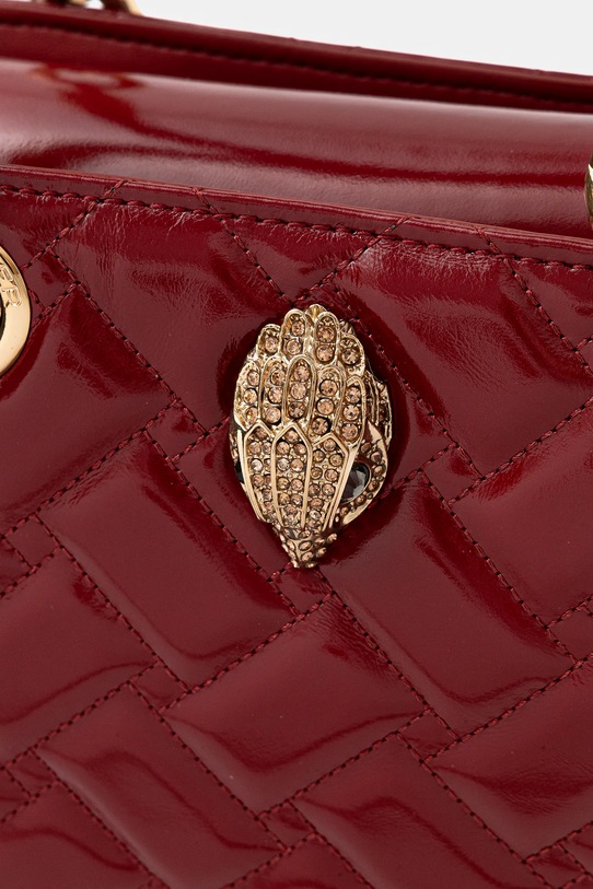 Kurt Geiger London geantă de piele KENSINGTON burgundia 4376850319