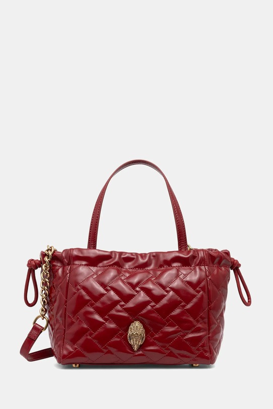 Kurt Geiger London torebka skórzana KENSINGTON nie mieści A4 czerwony 4376350319