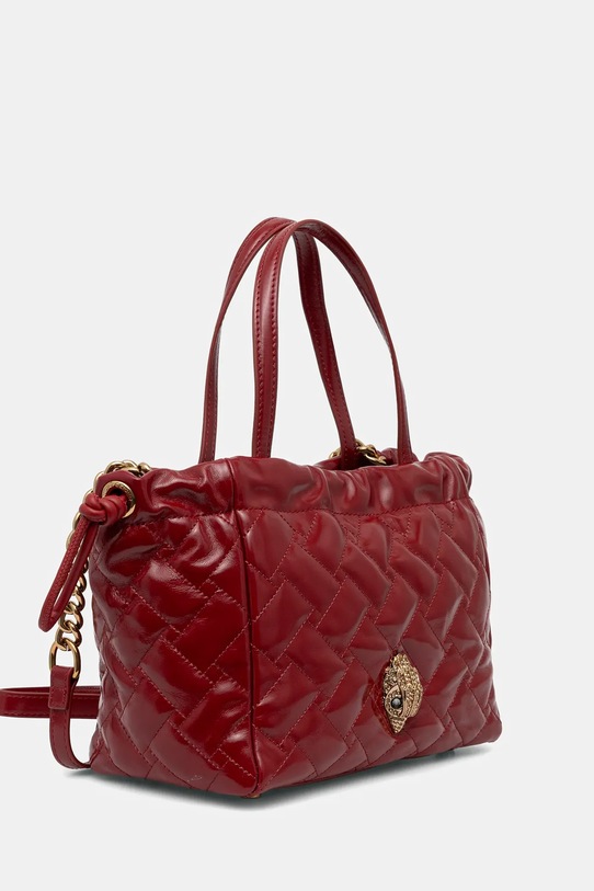 Kurt Geiger London torebka skórzana KENSINGTON 4376350319 czerwony AW25