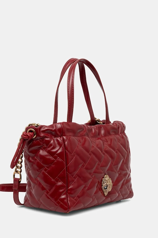Usnjena torbica Kurt Geiger London KENSINGTON 4376350319 rdeča AW25