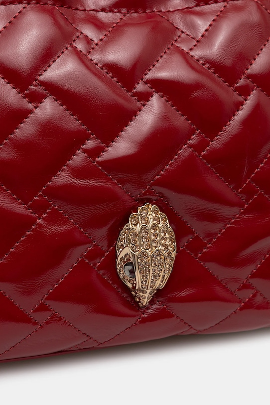 Usnjena torbica Kurt Geiger London KENSINGTON rdeča 4376350319