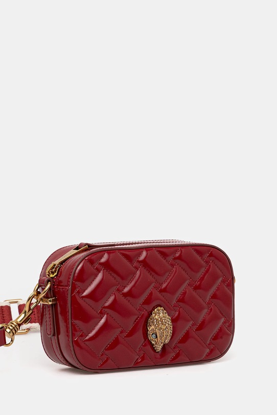 Kurt Geiger London poșetă de piele KENSINGTON 9078950319 burgundia AW25