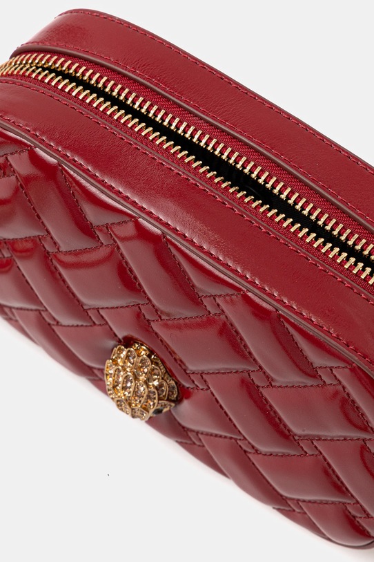 Kurt Geiger London poșetă de piele KENSINGTON 9078950319 burgundia