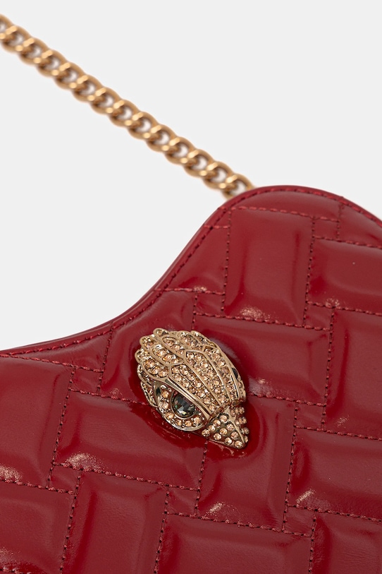 Kožená kabelka Kurt Geiger London KENSINGTON burgundské 4027150319