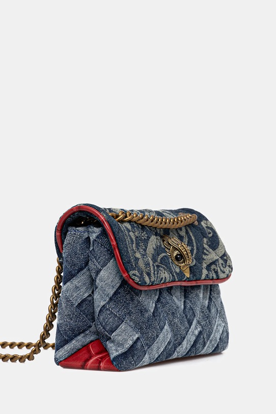 Kurt Geiger London torebka jeansowa KENSINGTON 8885588069 niebieski AW25