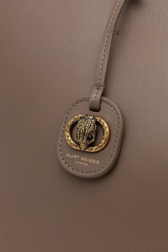 Kurt Geiger London borsa a mano in pelle marrone 3601437109