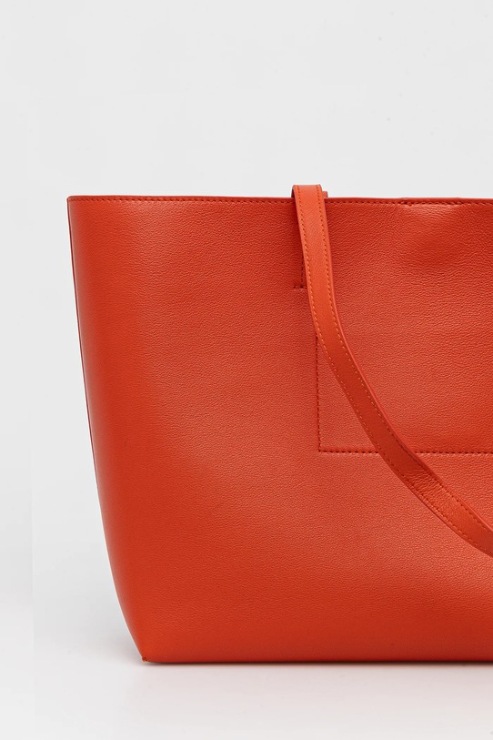 Doplnky Kožená kabelka Kurt Geiger London 3601491109 oranžová