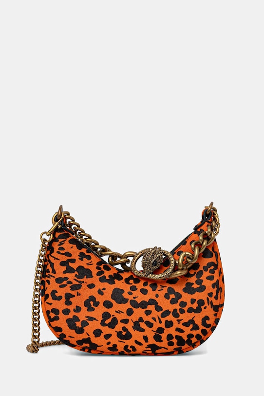 Кожаная сумочка Kurt Geiger London кожа оранжевый 4354691019