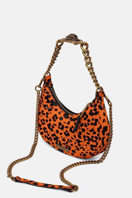 Akcesoria Kurt Geiger London torebka skórzana 4354691019 pomarańczowy